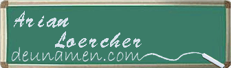 Arian Loercher Visitenkarte